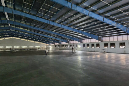 Thi công kho bãi chứa hàng