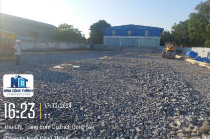 Thi công hạ tầng công nghiệp