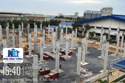 Thi công nhà máy sản xuất