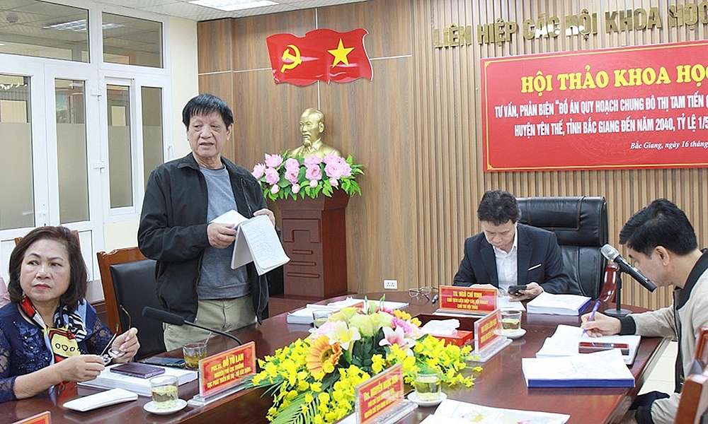 Bắc Giang: Tư vấn, phản biện Đồ án quy hoạch chung đô thị Tam Tiến