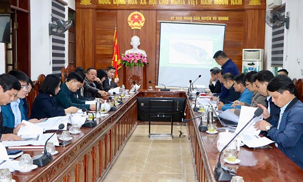 Vũ Quang (Hà Tĩnh): Điều chỉnh quy hoạch cụm công nghiệp – tiểu thủ công nghiệp tập trung đảm bảo tiêu chuẩn xây dựng