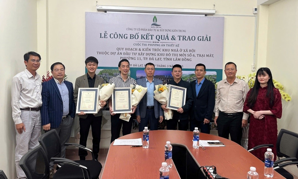 Trao giải Cuộc thi phương án thiết kế quy hoạch và kiến trúc khu nhà ở xã hội tại Đà Lạt